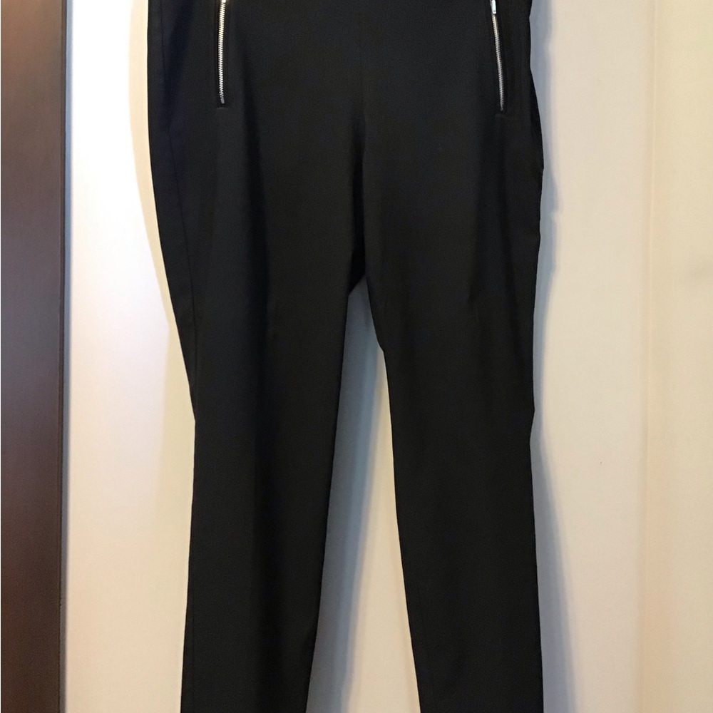 Worthington Black Skinny Zip-Pocket Pants